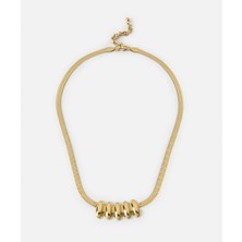 Dokulu Paslanmaz Çelik Kolye IW6250051015265