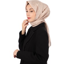 Somon Sanat Desen Twill Ipek Eşarp