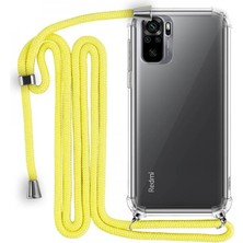 Piyasa Sepeti Xiaomi Redmi Note 10 Boyun Askılı Şeffaf Tank Kılıf