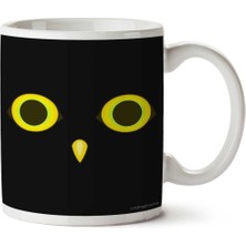 Owl Birb Iki Tarafı Baskılı Kupa Bardak