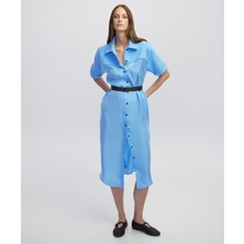 Kumaş Mix Kemerli Elbise IW6250002118089