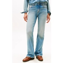 Th WW0WW45682 Dnm Lex Bootcut Rw Kadın Pantolon