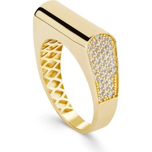 Kare Square Altın Yüzük