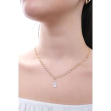 Baget Uç Dorika Toplu Halka Detay Kolye