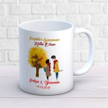 Kişiye Özel Sevgililer Günü Seni Çok Seviyorum Ağaç Kupa Bardak