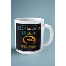 Mortal Kombat Oyun Baskılı Kupa Bardak Çift Taraflı Baskı Kişiye Özel Model 40