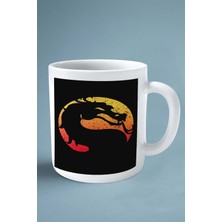 Mortal Kombat Oyun Baskılı Kupa Bardak Çift Taraflı Baskı Kişiye Özel Model 45
