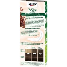 Palette Doğal Renkler 4-0 Kahve Saç Boyası Kakao Yağı & Yulaf Çekirdeği Özü İle