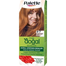 Palette Doğal Renkler 9-7 Doğal Açık Bakır Saç Boyası Goji Berry Özü & Yulaf Çekirdeği Özü İle