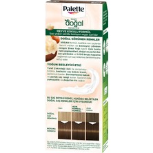 Palette Doğal Renkler 6-0 Koyu Kumral Saç Boyası Shea Yağı & Yulaf Çekirdeği Özü İle