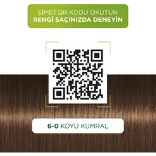 Palette Doğal Renkler 6-0 Koyu Kumral Saç Boyası Shea Yağı & Yulaf Çekirdeği Özü İle
