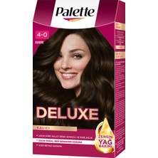 Palette Deluxe Kalıcı Renkler 4-0 Kahve Saç Boyası