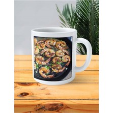 Karides Baskılı Kupa Bardak Kişiye Özel Desen 1