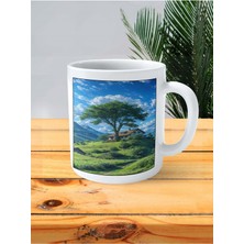 Agaç Baskılı Kupa Bardak Kişiye Özel Desen 1