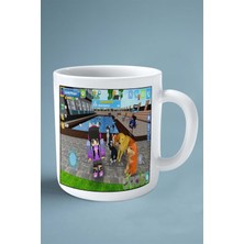 School Party Craft Mobil Oyun Baskılı Kupa Bardak Çift Taraflı Baskı Kişiye Özel Model 5