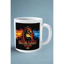 Mortal Kombat Oyun Baskılı Kupa Bardak Çift Taraflı Baskı Kişiye Özel Model 13