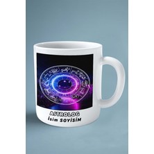 Astrolog Baskılı Kupa Bardak Çift Taraflı Baskı Kişiye Özel Model 19