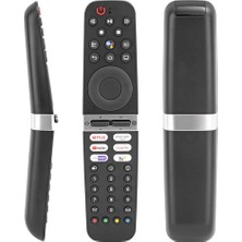 Arçelik Uyumlu A55 Q 990 Ay QLED Netflix, Youtube, Prime Video, Google Play Ses Komutlu Mikrofonlu LCD LED Tv Kumandası