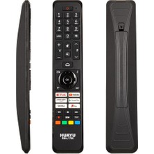 Vestel Uyumlu RM-L1796 Netflix-Youtube-Prime Video-Google Play- Menu-Tv3 Play Tuşlu LED Tv Kumanda