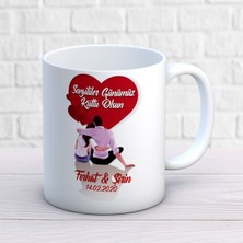 Sevgililer Günü Kişiye Özel Seni Çok Seviyorum Aşk Kupa Bardak