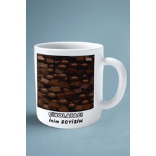 Çikolatacı Çikolata Meslek Baskılı Kupa Bardak Çift Taraflı Baskı Kişiye Özel Model 1