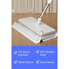 Best Buy 32 cm Tüm Bezlere Uyumlu Tembel Mop Islak Mendillere Uyumlu Kendinden Mandallı Sıkıştırmalı Mop
