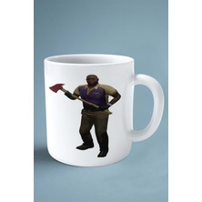 Left Four Baskılı Kupa Bardak Çift Taraflı Baskı Kişiye Özel Model 1