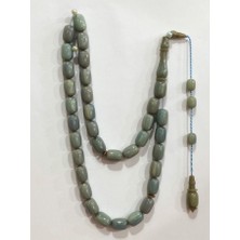 Sıkma Kehribar Bulut Mavisi Usta Işçilik Tespih