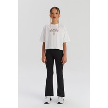 Bg Store Kız Çocuk Beyaz Tshirt