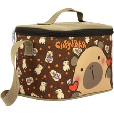 Capybara Erkek Çocuk Isı Yalıtımlı Beslenme Çantası - Kahverengi - 5210