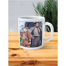 Cop Craft Baskılı Kupa Bardak Kişiye Özel Model 1