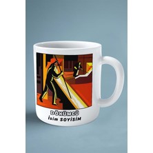 Dökümcü Döküm Meslek Baskılı Kupa Bardak Çift Taraflı Baskı Kişiye Özel Model 6