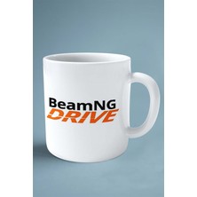 Beamng.drive Oyun Baskılı Kupa Bardak Çift Taraflı Baskı Kişiye Özel Beyaz Model 2