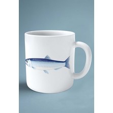 Hamsi Balık Baskılı Kupa Bardak Çift Taraflı Kişiye Özel Model 3