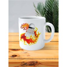 Badminton Baskılı Kupa Bardak Kişiye Özel Model 5