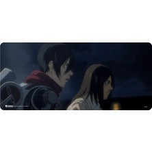 Exvega Attack On Titan Eren & Mikasa Mousepad Xxl 90×40