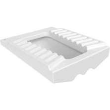 Creavit Çevre Yıkamalı Hela Taşı Beyaz 50X60