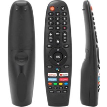 Dijitsu Uyumlu 55DS9800 Netflix-Youtube-Prime Video Tuşlu Ses Komutsuz LCD LED Tv Kumanda