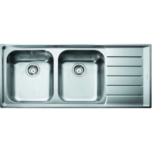Franke Nex 621 Sağ Damlalıklı Tezgah Üstü Inox Neptun Eviye