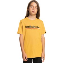 Quiksilver Between The Lines Yth Erkek Çocuk Sarı Tişört