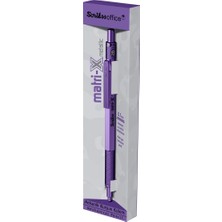 OPS Scrikss MatriX 0.7mm Mekanik Kurşun Kalem Metalik Mor - Şeffaf Ku