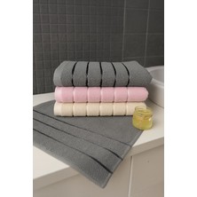 Line 3’lü El ve Yüz Havlu Seti – 50X90 cm %100 Pamuk, Yumuşak Dokulu,çizgili Desenli