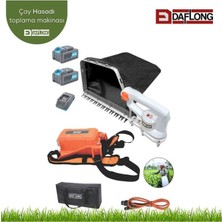 Çay Toplama Makinası 1.2 kg 40V 16 Saat Çalışma Çift Akü Batarya Çantalı Yağmura Dayanıklı