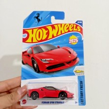 Hot Wheels Ferrari SF90 Stradale 2025 Factory Fresh Uzun Kart Diecast Model Araba 1:64