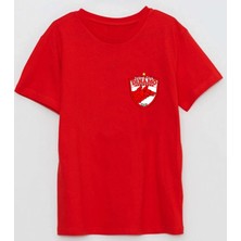 Dinamo București 1948 Kulüp Küçük Logo Baskılı Pamuklu Tshirt