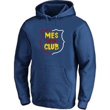 Mes Que Un Club  Baskılı 3 Iplik Şardonlu Sweatshirt