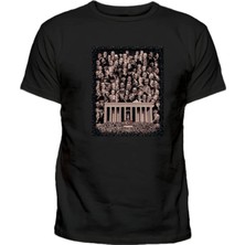 Anıtkabir Kolaj Atatürk 10 Kasım Özel Baskılı Pamuklu Erkek Tişört