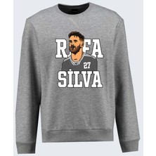 Rafa 27 Baskılı Sweatshirt Pamuklu Erkek Sweatshirt