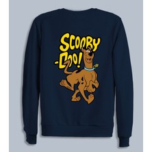Scooby Doo Baskılı Sweatshirt Pamuklu Erkek Sweatshirt