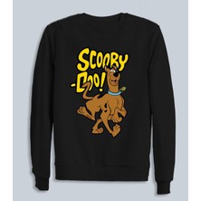 Scooby Doo Baskılı Sweatshirt Pamuklu Erkek Sweatshirt